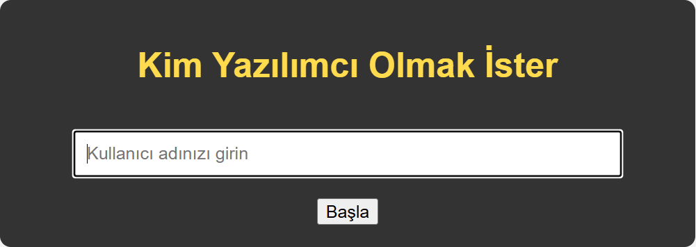 Kim Yazılımcı Olmak İster